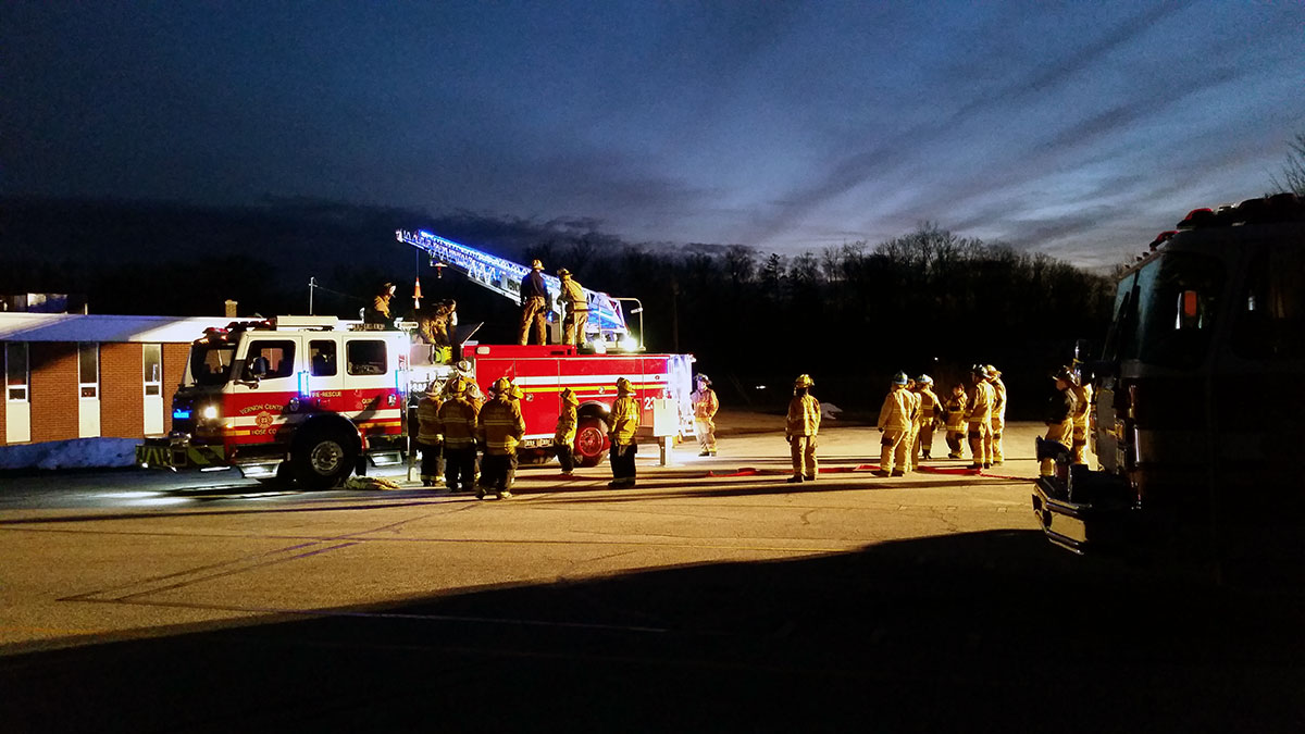 Aerial Training with Vernon Central West Mead 1 VFC