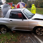 Barton Road MVA rollover involving a Suzuki X90