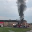Photo from commercial fire scene when second alarm was requested