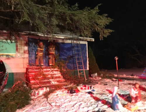 West Mead Firefighters Work to Keep Out the Cold