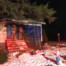 Lts Dallas Winckler and Ryan Porter complete salvage on a house damaged by a vehicle accident