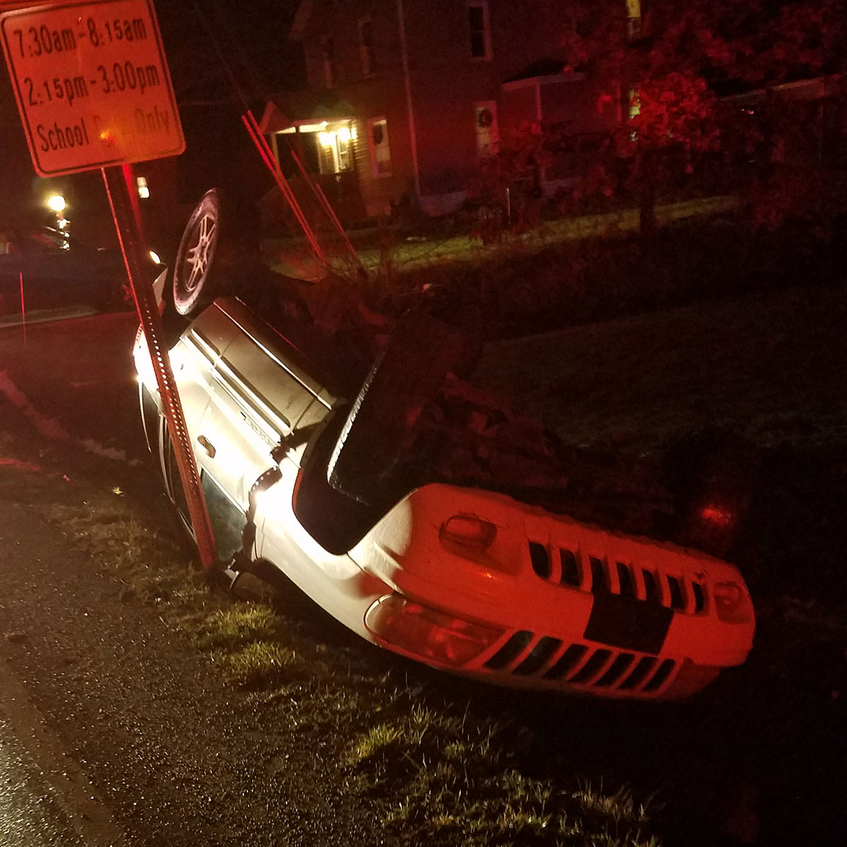Vehicle Accident with Rollover on Williamson West Mead 1 VFC