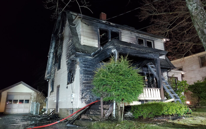 Fatal house fire on Pine Street