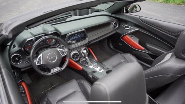 2020 Chevy Camaro interior