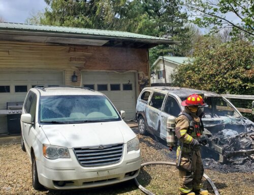 Vehicle Fire with a Garage Exposure