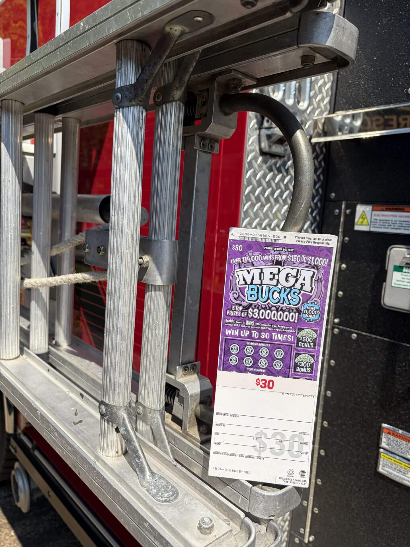 mega bucks lotto by ladders