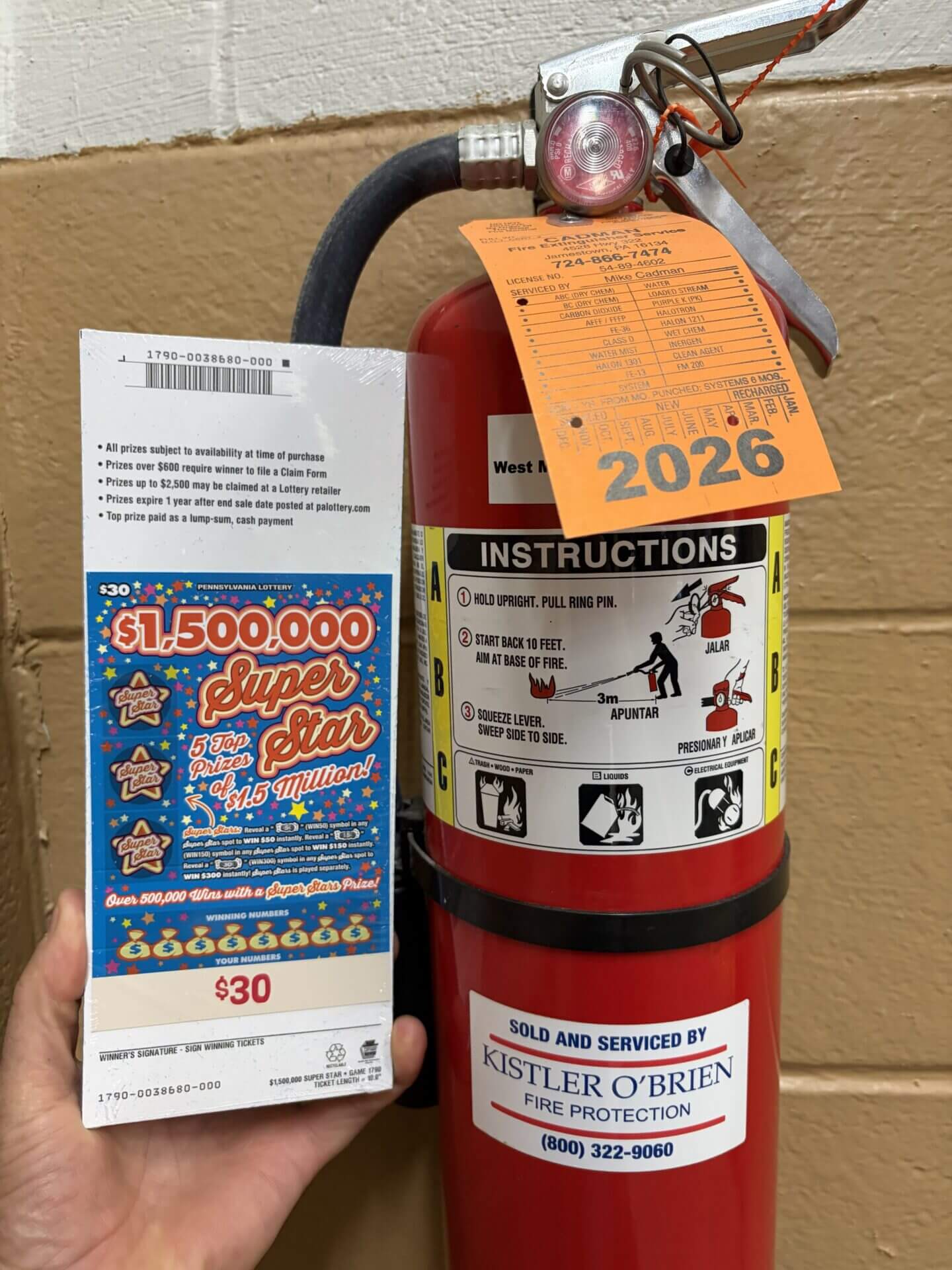 $1.5M Super Star $30 lotto tickets